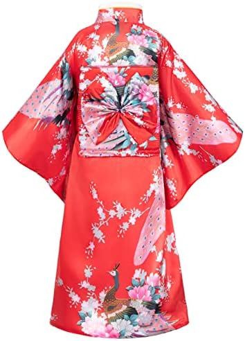 Japanese Traditional Dress Kimono Robe for Kids Girls Costume