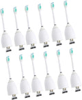 HX7001 Replacement Electric Toothbrush Heads Compatible for Philips HX5551 HX5251 HX5451 Sonicare E-Series(10 Pcs)