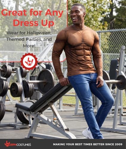 Morph Muscle Shirt Men, Bodybuilder Costume, Halloween Costumes for men