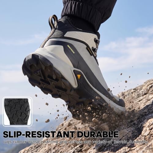 HUMTTO Men's Lightweight Waterproof-Pro Hiking Boots