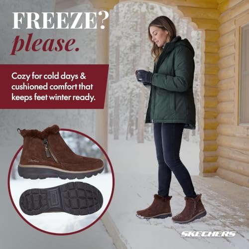 Skechers Women's Relaxed Fit Easy Going Cool Zip Boot
