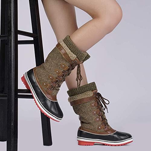 DREAM PAIRS Women's Waterproof Winter Snow Boots