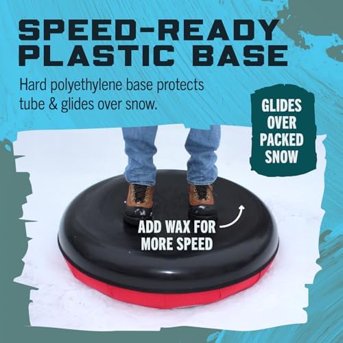 Flexible Flyer 40" Commercial-Grade Winter Snow Tube with Pull Strap