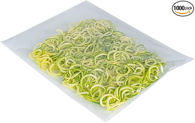 Restaurantware-Fresh Hero 16 x 12 Inch Vacuum Sealer Bags, 1000 Food Storage Bags - 4 mil Thick, Microwavable, Clear Plastic Sous Vide Bags, Freezable, For Storing Food Or Sous Vide Cooking