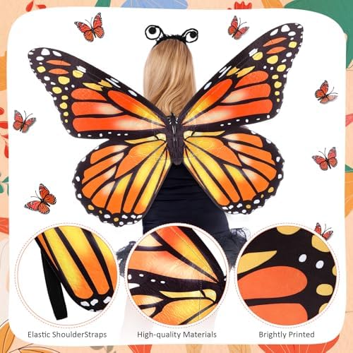 2 Set Butterfly Catcher Couple Costume Matching Halloween Outfits