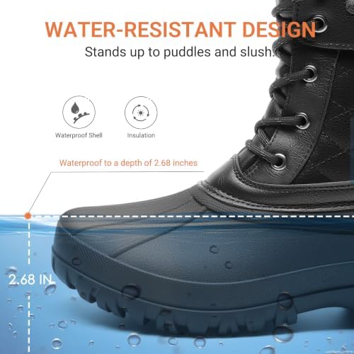 DREAM PAIRS Women's Winter Snow Boots - Classic Duck Boots