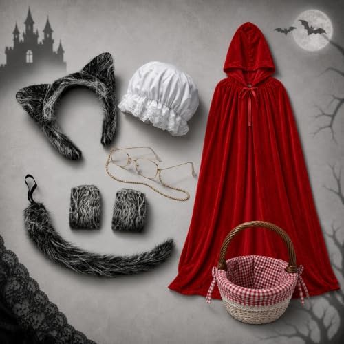 Couples Halloween Wolf Costume Set