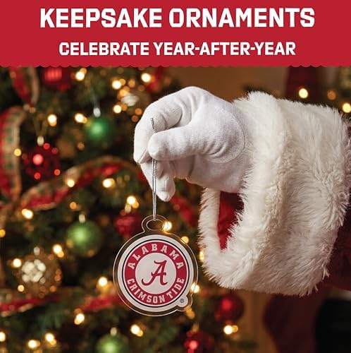 Alabama Crimson Tide 12-Day Holiday Ornament Advent Calendar Sport Fan Gift