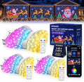 Christmas LED House Net Smart Outdoor Wall Curtain Light Animated Display