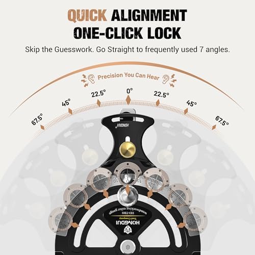 HONGDUI MG21 Miter Gauge for Table Saws Full-Range Locking (-70° to 70°) with 36inch Extended Table Saw Miter Gauge Fence, Miter Gauges Fit 3/8 x 3/4" T/U Slot for Table Saw Router Table