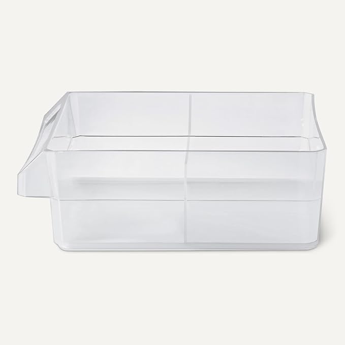 Amazon Basics 24-Drawer Plastic Storage Organizer with Dividers for Office/Craft/Tools, Wall Mountable, Sturdy, 6.3 x 21.3 x 15.8 inch, Black