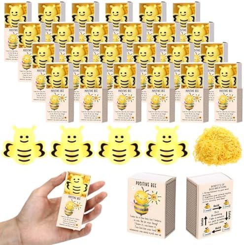 12 Sets Positive Bee Gifts Bee Inspirational Party Favors