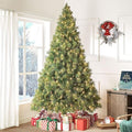 Naomi Home Vail 9ft Artificial Prelit Pine Cone Christmas Tree