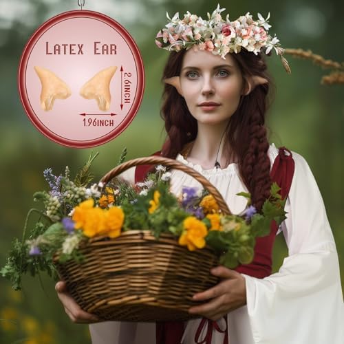 Bonuci 6 Pcs Medieval Renaissance Costume Women Fairy Dress