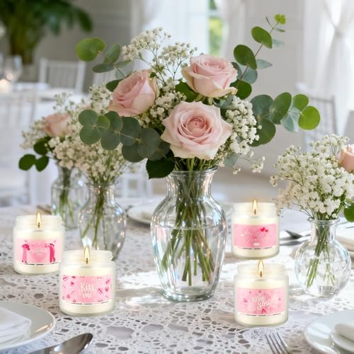 12 Pack Valentines Scented Candles,3.5oz Romantic Candle Gifts