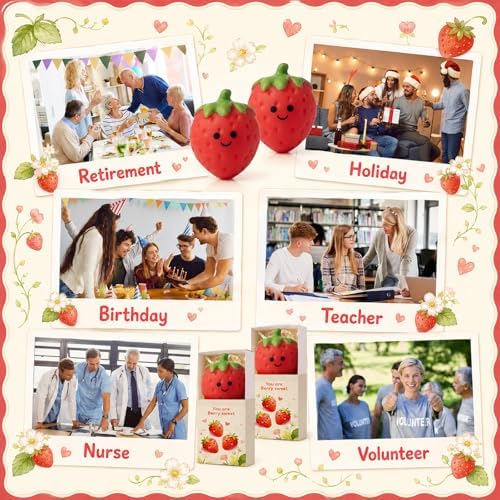 24 Sets Strawberry Gifts You are Berry Party Favors with Boxes