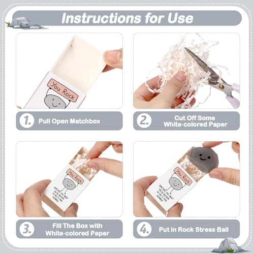 100 Sets You Rock Gifts Inspirational Party Favors with Support Boxes