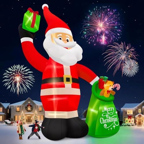 Kalolary 20FT Tall Christmas Inflatables Santa Claus