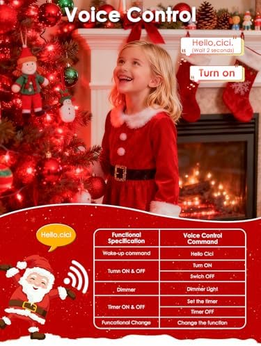 OZS Connectable 2PK 400LED, 164FT Christmas String Lights with Remote