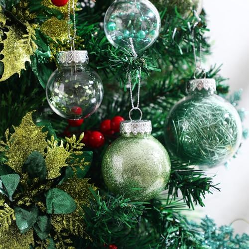 Jenaai Green 74 Pcs Christmas Ball Ornaments Tree Decorations