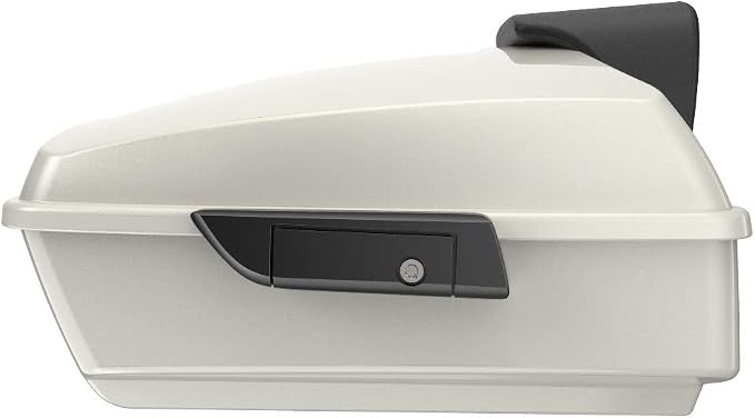 Advanblack Road Glide Tour Trunk Pack Bonneville Salt Pearl Chopped Tour Trunk Pack Backrest Pad for '97-'25 Harley Touring Road King Street Glide Electra Glide CVO models