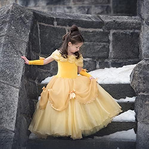 Girls Cinderella Costumes Halloween Princess Dress Up Fancy Birthday Party Ball Gown