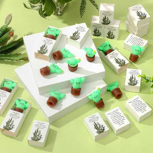 36 Sets Believe in Yourself Gifts Cactus Growing Party Favors