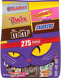 M&M'S Milk Chocolate, SNICKERS Chocolate Candy Bars, TWIX Caramel Cookie Bars, STARBURST Chewy Candy & 3 MUSKETEERS Chocolate Candy Bars Bulk Assorted Candy, 5 lbs Bag