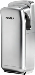 Vertical Hand Dryer - Hand Dryers for Commercial Bathrooms with HEPA Filter - Hand Dryer for Modern Home Bathrooms with High Speed Jet Air Motor (Silver)
