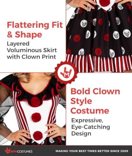 Morph, Clown Costume Women, Halloween Costumes for Women
