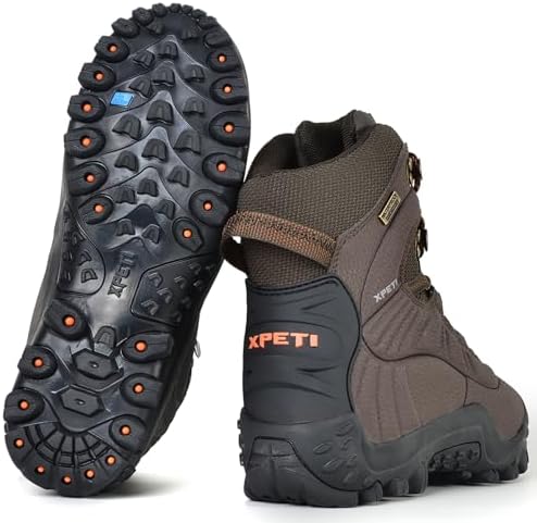 XPETI Men’s Thermator Mid-Rise Lightweight Hiking Insulated Non-Slip Outdoor Boots