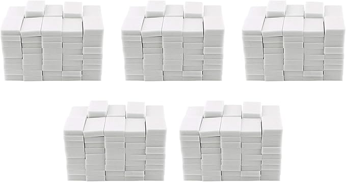 Magic Cleaning Sponges Eraser, Household Sponge Eraser Cleaner Foam Cleaning for Kitchen, Furniture, Car,(250 Pack)