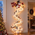 Christmas Magic Trail Wall Light, LED Cascading Holiday Decor，A4