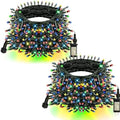 TW SHINE Christmas Lights, Total 400 LED 132FT Outdoor Christmas Lights Plug in with 8 Modes, Waterproof Multi Colored Light Outdoor, Indoor Xmas Decorations for Party Yard Decor