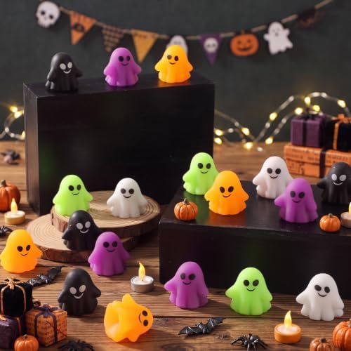 Thenshop 30 Pcs Halloween Ghost Balls Bulk Halloween Party Favors