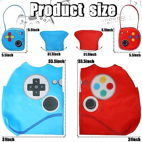 Ramede 6 Pcs Halloween Couple Costumes for Adult Game Controller