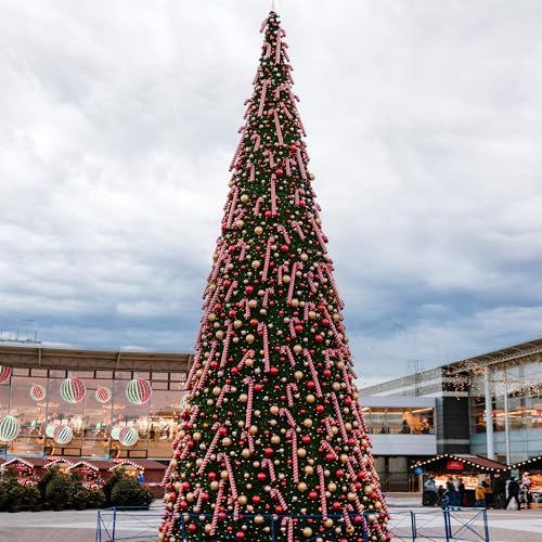 Pre-Lit Everest Fir Giant Commercial Tower Christmas Tree - 26.5' - Warm White C7 LED Lights