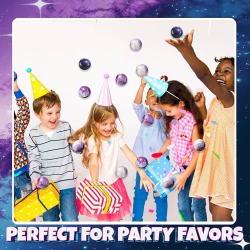 Bedwina Galaxy Stress Balls for Kids (150-Pack) Bulk Sensory Fidget Toys