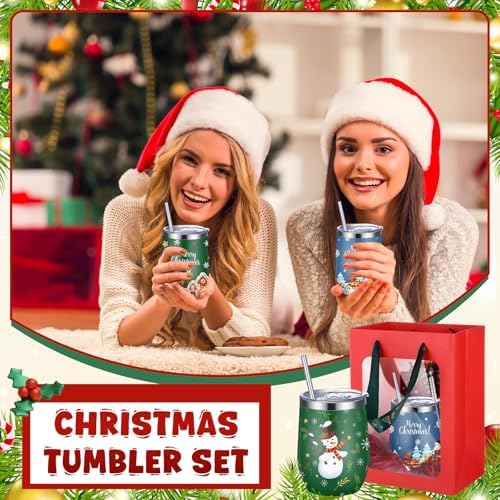 Patelai 30 Pcs 2026 Christmas Tumbler Gift Set for Employees