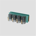 Toothbrush Rack Plastic Wall Mounted Toothbrush Holder Bathroom Green Orange Toothpaste Holder Adhesive Storage Box Bathroom Toothbrush Holder(A), S34cm