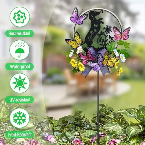 Dachshund Gifts for Women,Outdoor Solar Lights Powered Garden Decor Stake