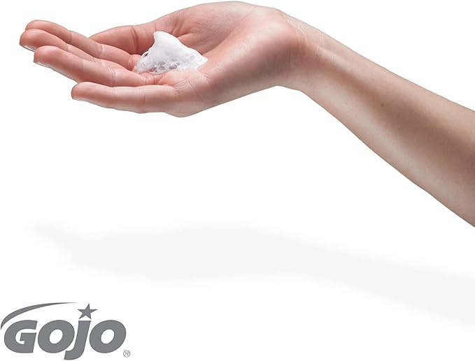 GOJO Premium Foam Handwash with Skin Conditioners, Cranberry Scent, EcoLogo Certified, 1200 mL Foam Hand Soap Refill TFX Touch-Free Dispenser (Pack of 2) – 5361-02