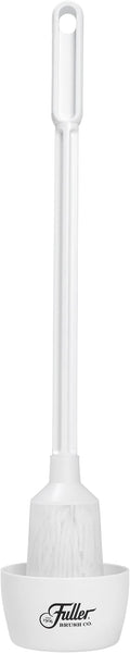 Fuller Brush Toilet Bowl Swab with Handy Holder Caddy – Toilet Swab with Soft Non-Scratch Head, Long Handle, Deep Cleaning Under Rim