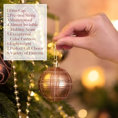 Valery Madelyn 35ct Christmas Tree Decorations Ball Ornaments 2 Inches