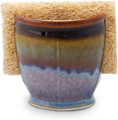Georgetown Pottery Sponge Holder - Hamada & Purple