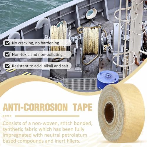 1 Pcs 2" X33' Corrosion Protection Pipe Tape Grease Tape