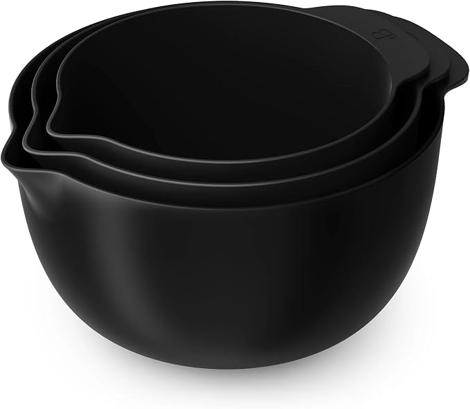 14 Piece Mixing Bowl and Measuring Set, Nesting Kitchen Prep Set with Measuring Cups Spoons Whisk Spatula, BPA Free Dishwasher Safe Baking Set