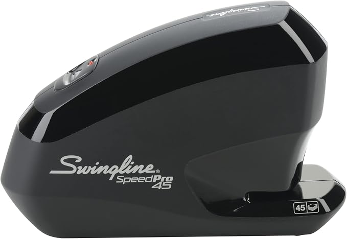 Swingline Electric Stapler, Speed Pro 45, 45 Sheet Capacity, Black (S7042155)