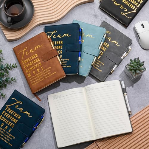 Kosiz 20 Pcs Employee Appreciation Gift Bulk Notebook Pen, Multicolor, Team