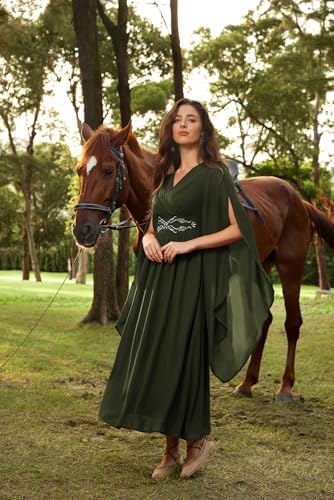 Scarlet Darkness Women's Renaissance Costume V Neck Medieval Fairy Dresses